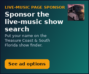 Sponsor the live-music show search. See ad options.