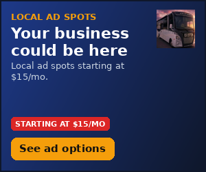Your business could be here. Local ad spots starting at $15/mo. See ad options.