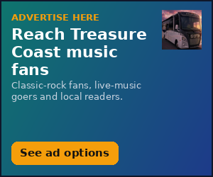 Advertise here: reach Treasure Coast music fans. See ad options.