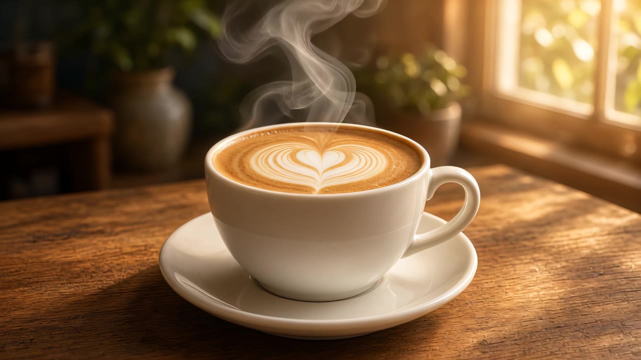 Sunrise Brew: 3-second motion clip (sample)