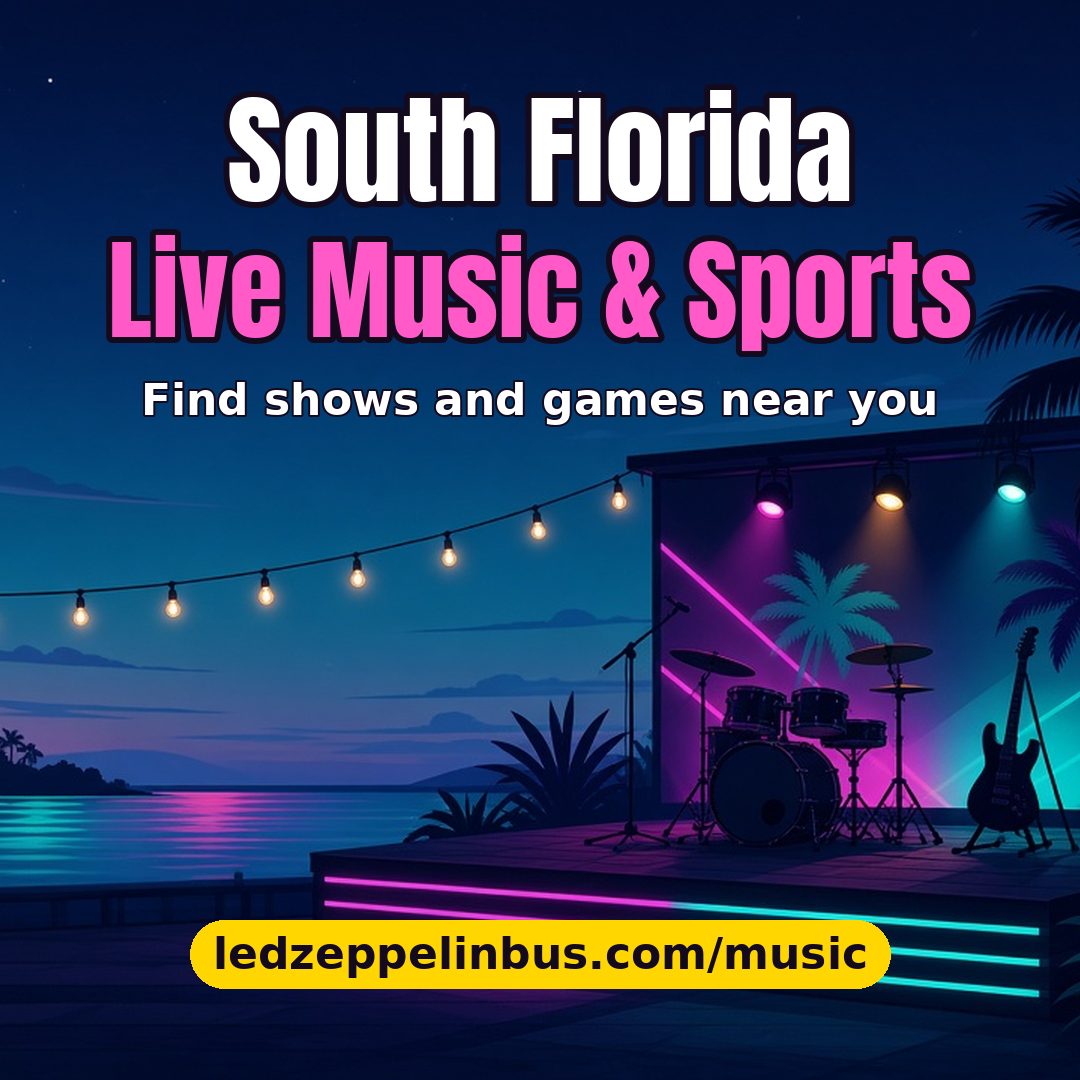 House ad example: South Florida Live Music & Sports