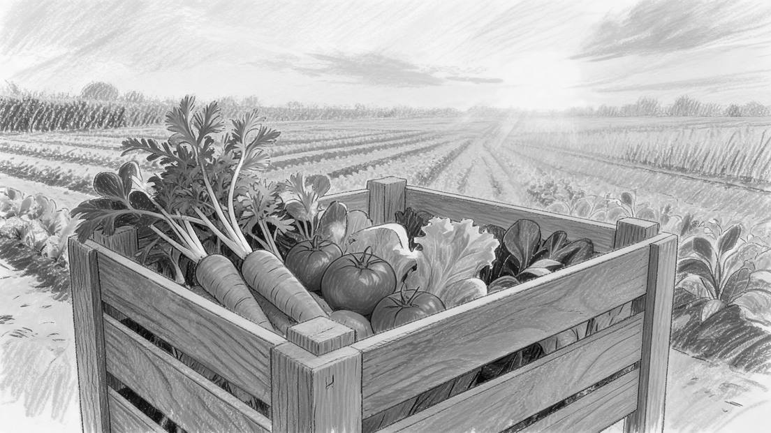 Illustration for a story about organic and non-GMO food