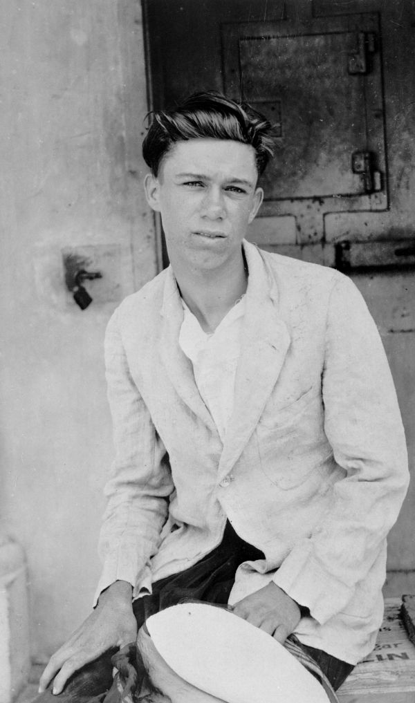 Black-and-white portrait photo of Hanford Mobley